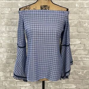 Doe & Rae Bell Sleeve Off Shoulder Top